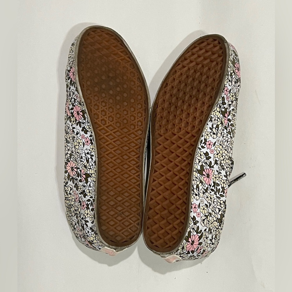Vans Mono Floral Old Skool Tapered Sneakers US Women’s 8.5 Men’s 7 EUC - Picture 9 of 10